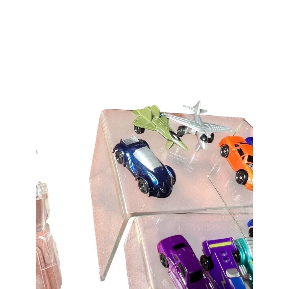 Lot of 10 Vehicular City Cars Educational Interactive Playset with Paper Craft